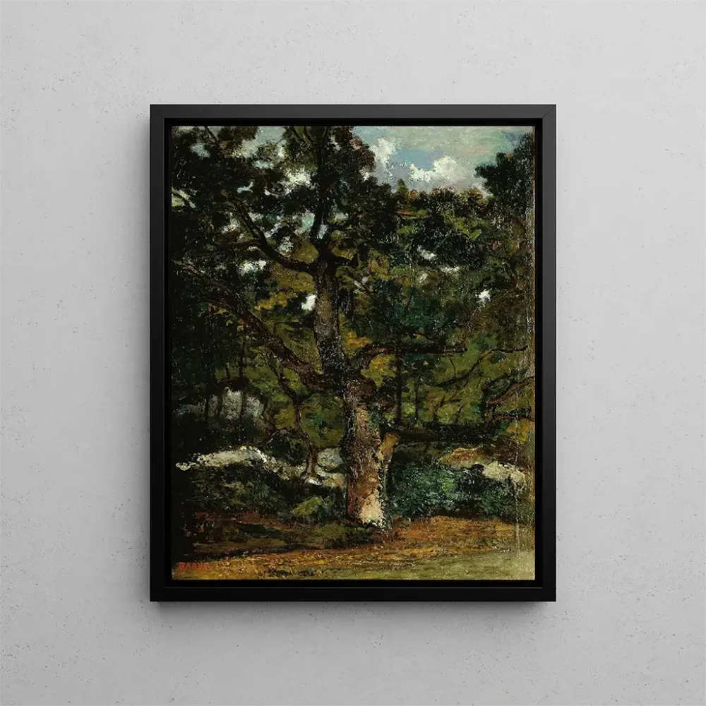 Gemälde Ansicht des Waldes von Fontainebleau - Antoine-Louis Barye | Kunstdruck