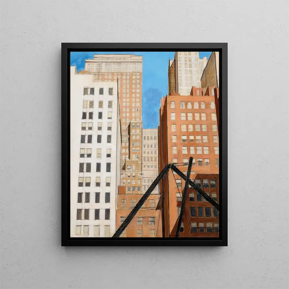 Gemälde Ansicht von New York - Bernard Boutet de Monvel | Kunstdruck
