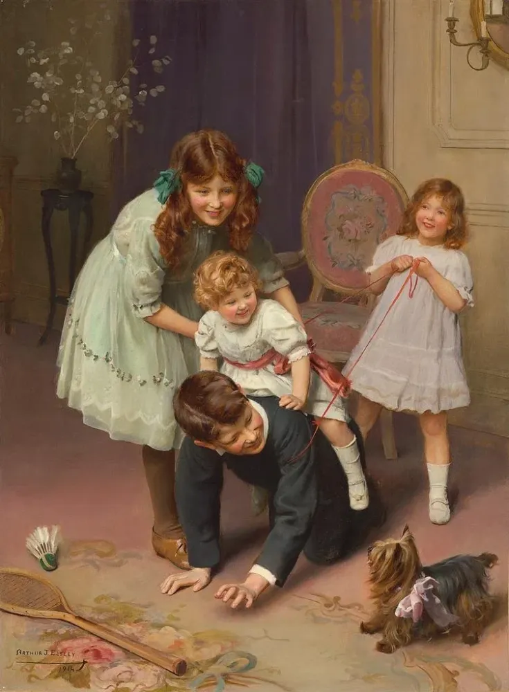 Gemälde Oh là là - Arthur John Elsley | Kunstdruck