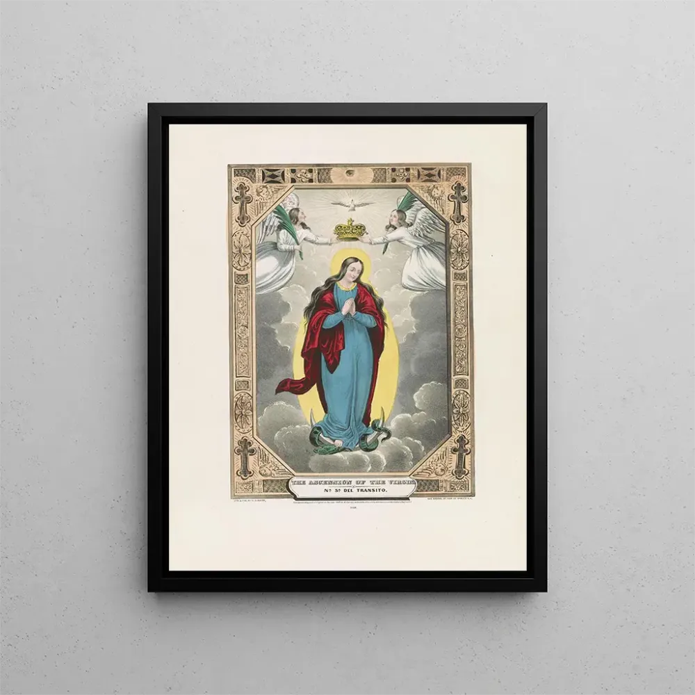 Gemälde Ascension de la Vierge - Currier & Ives | Kunstdruck