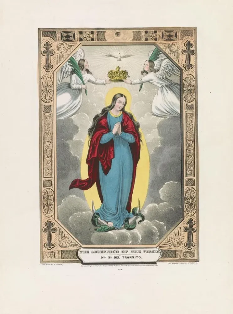 Gemälde Ascension de la Vierge - Currier & Ives | Kunstdruck