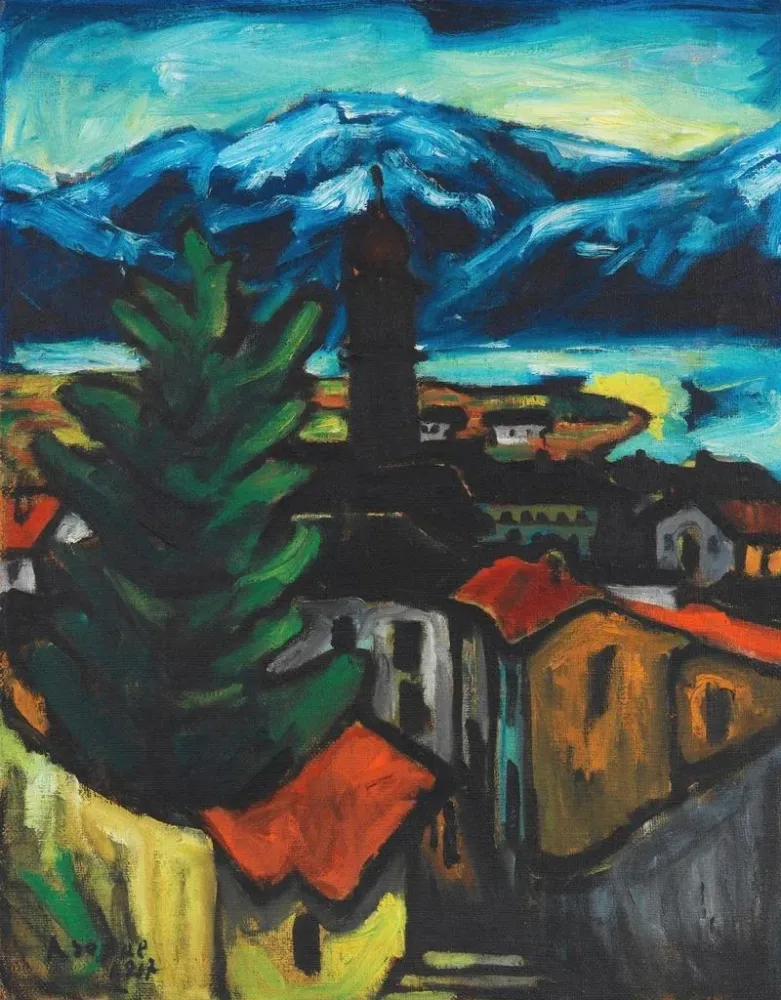 Gemälde Ascona - Arthur Segal | Kunstdruck