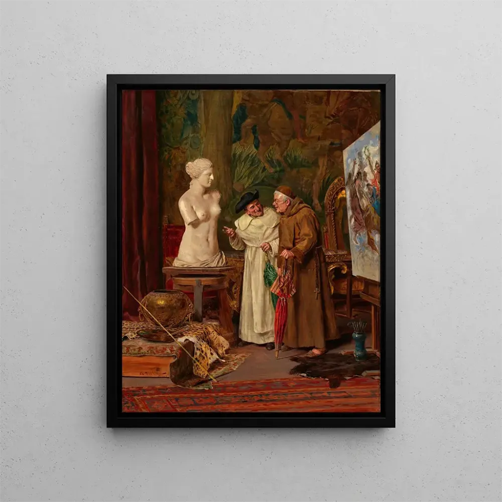 Gemälde Im Atelier - Arnoldo Tamburini | Kunstdruck