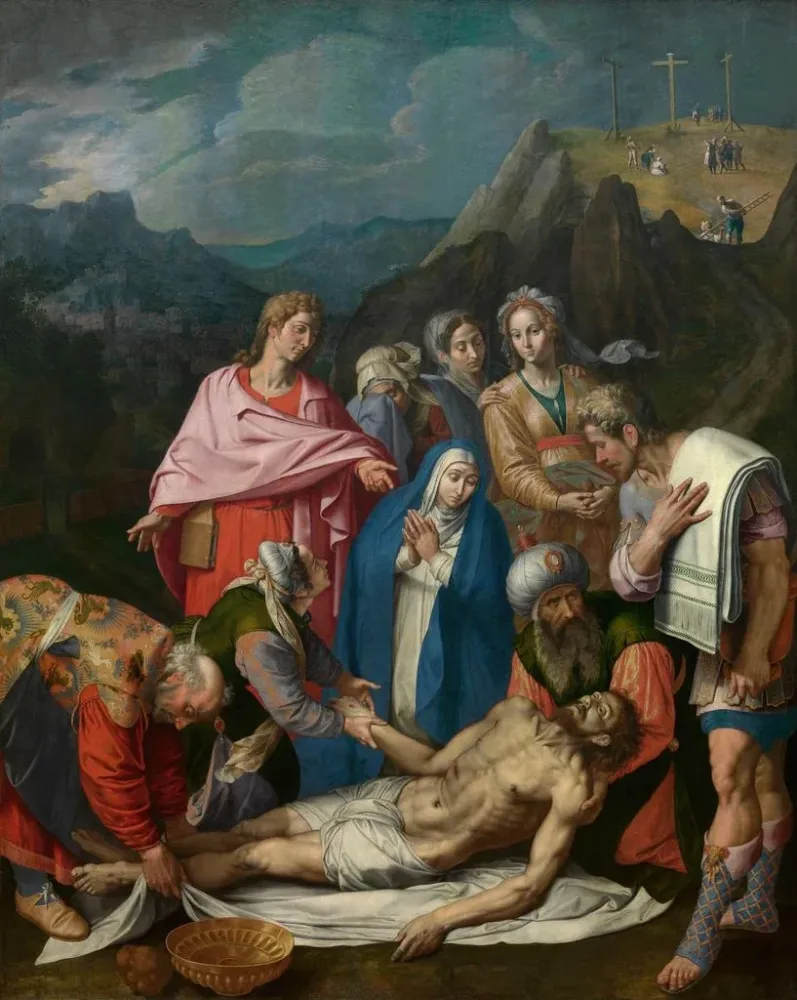 Gemälde Auferweckung des toten Christus - Ambrosius Francken I. | Kunstdruck