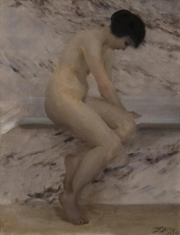 Gemälde À la baignoire - Anders Zorn | Kunstdruck