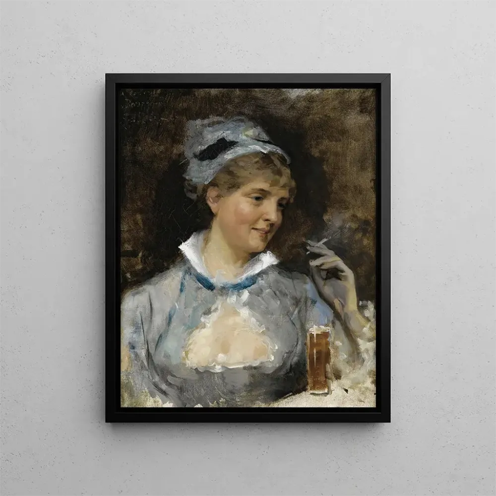 Gemälde Am Bar - Albert Edelfelt | Kunstdruck