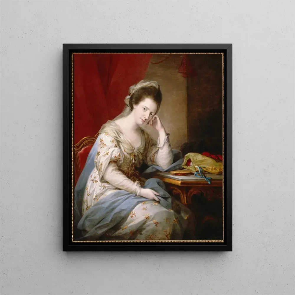 Gemälde Barbara St John Bletsoe, Countess Coventry - Angelica Kauffman | Kunstdruck