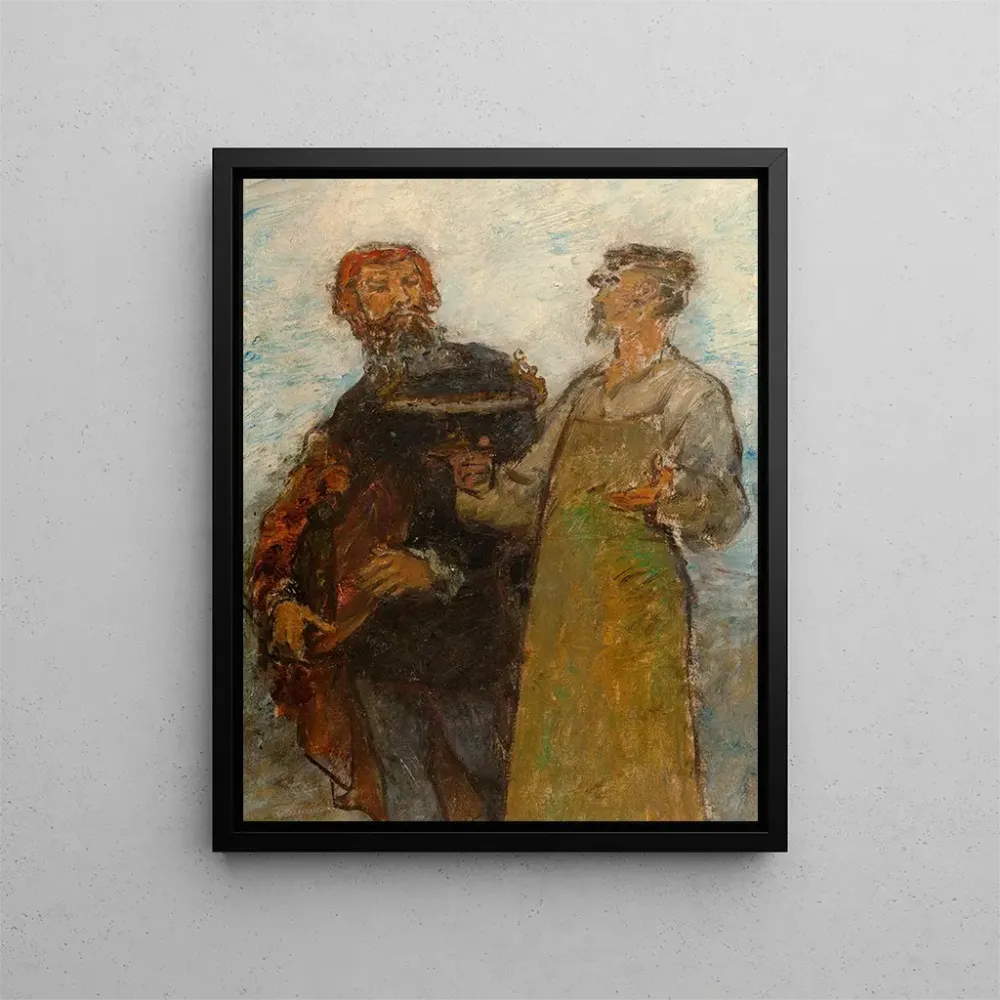Gemälde Benvenuto Cellini, Künstler des XVI. Jahrhunderts, bewundern die Produkte der modernen Kunst - Edmond Eugène Valto...