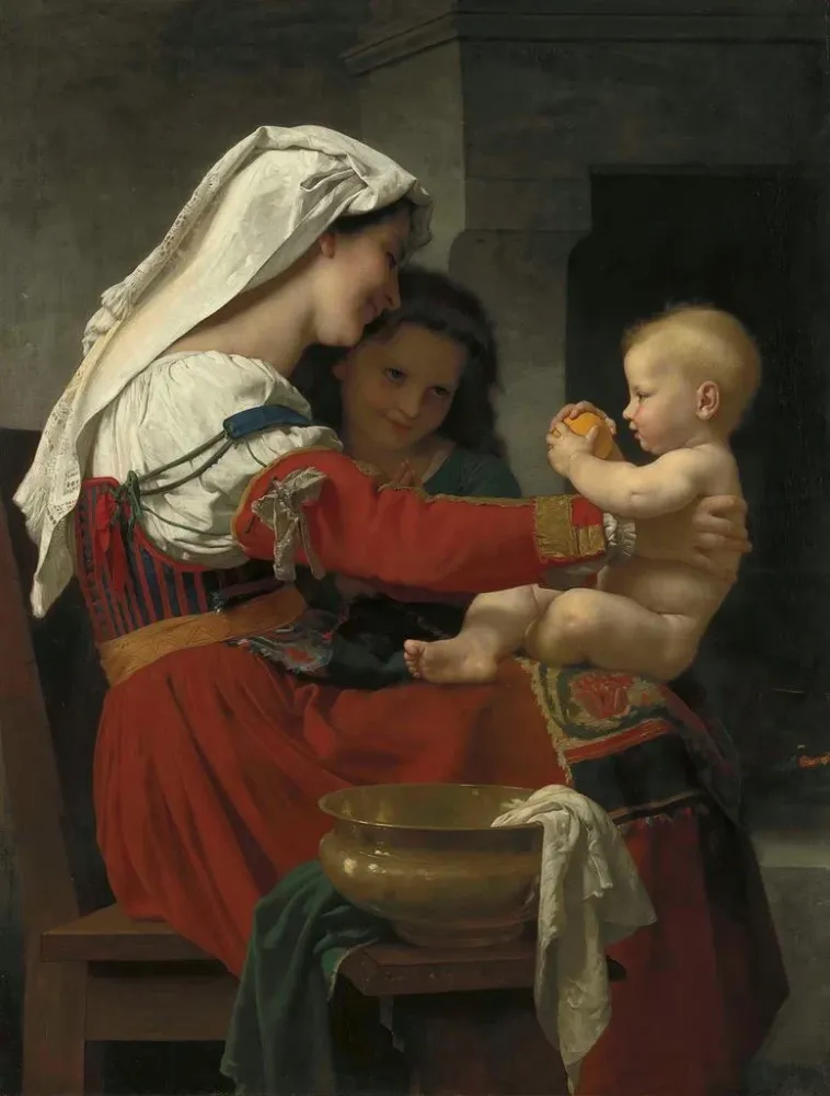 Gemälde Bewunderung der Mutterschaft - William Bouguereau | Kunstdruck