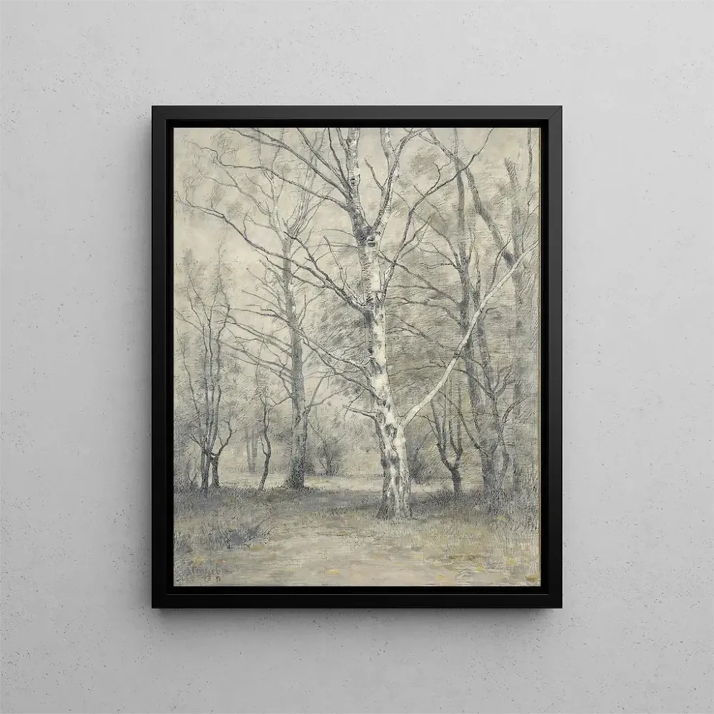 Gemälde Birkenwald - Alphonse Stengelin | Kunstdruck
