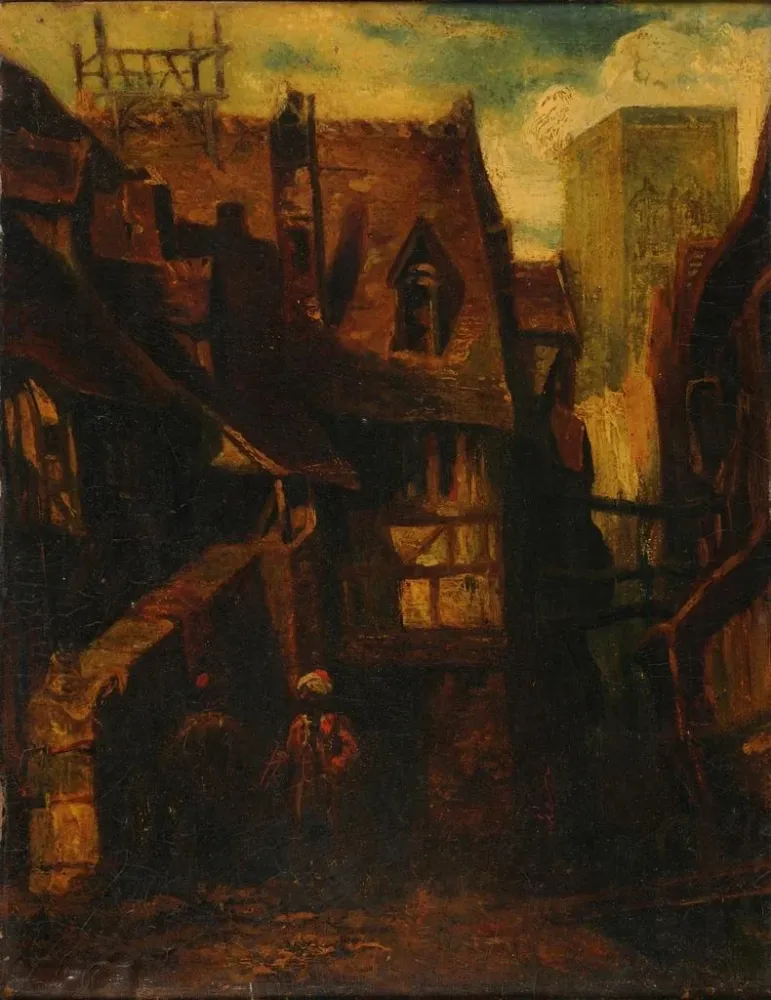 Gemälde Blick nach Osten - Alexandre-Gabriel Decamps | Kunstdruck