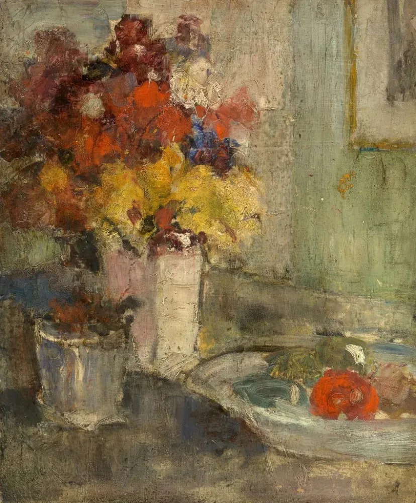 Gemälde Blumen - Auguste Oleffe | Kunstdruck