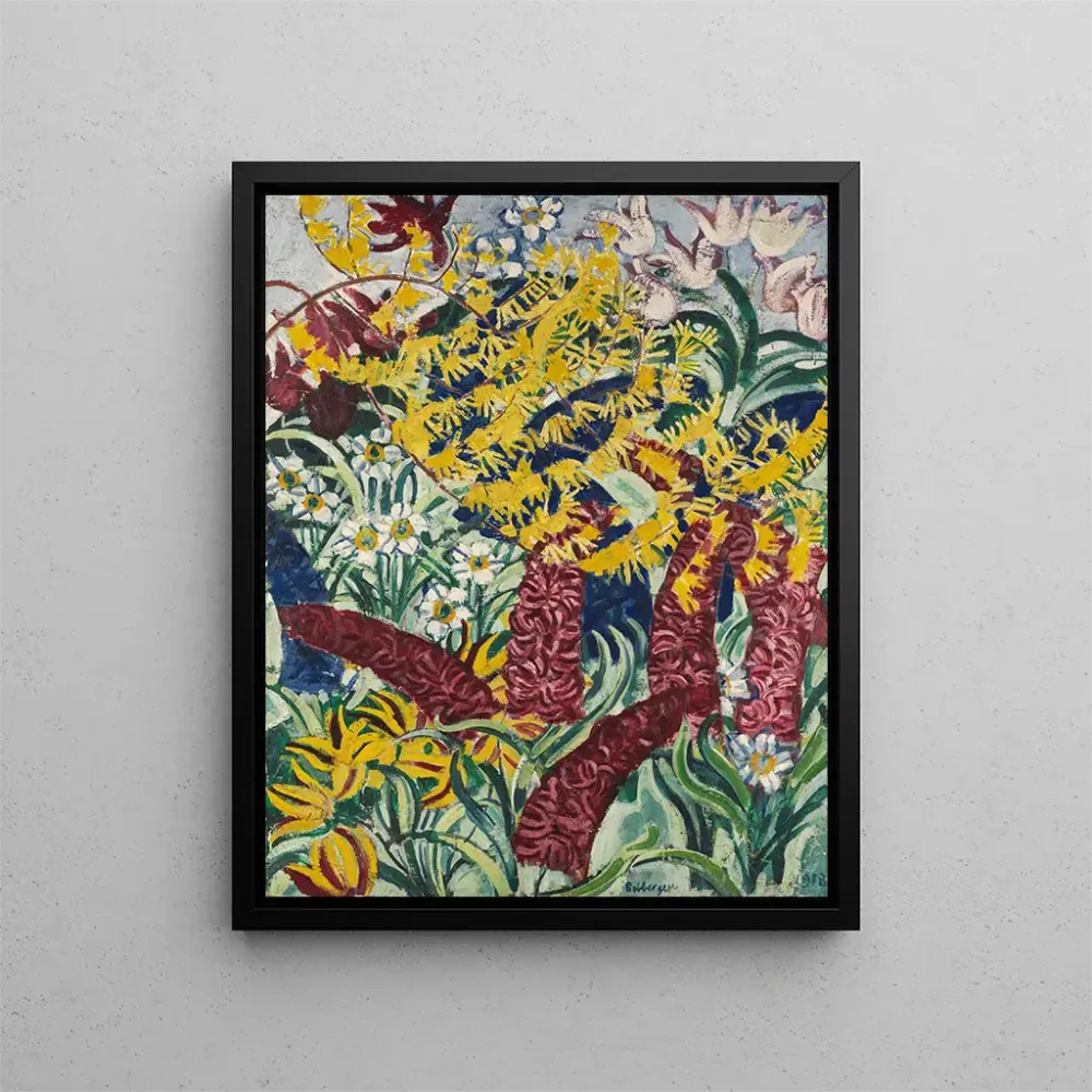 Gemälde Blumen des Gartens I - August Babberger | Kunstdruck
