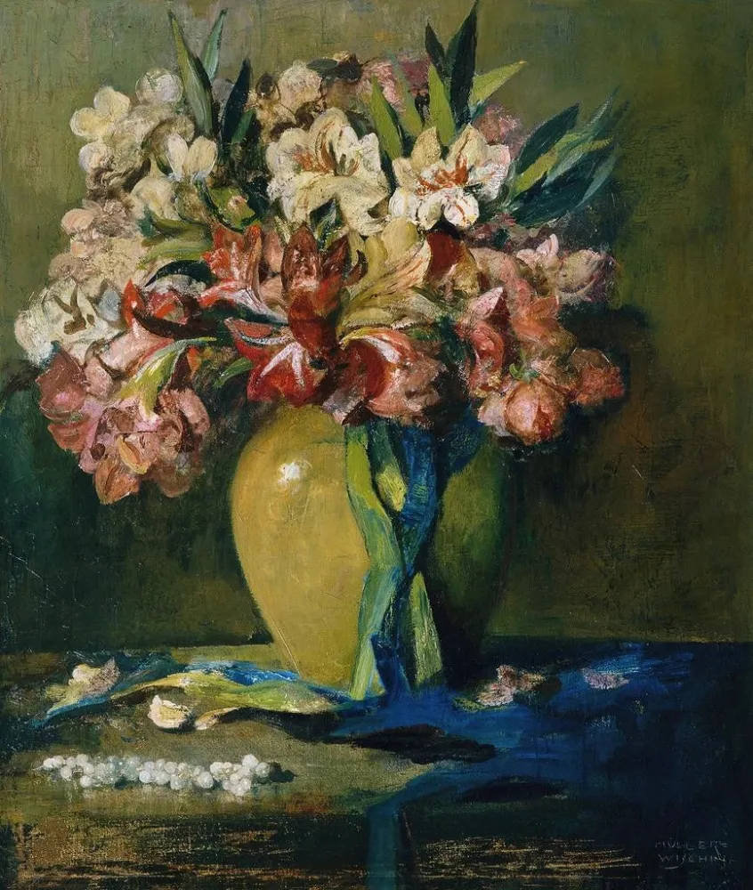 Gemälde Blumenstrauß - Anton Müller-Wischin | Kunstdruck
