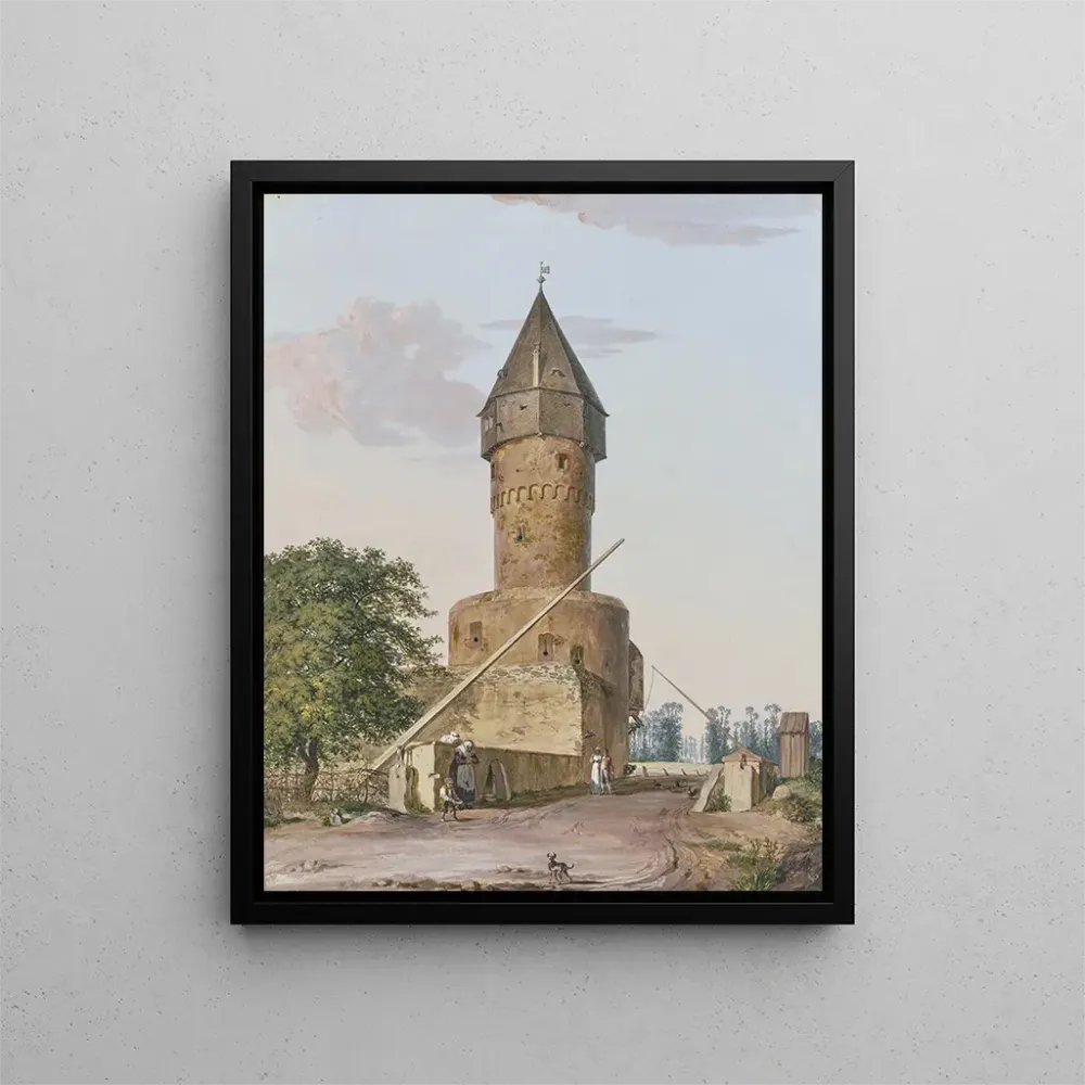 Gemälde Le Bockenheimer Warte à Francfort-sur-le-Main - Anton Radl | Kunstdruck