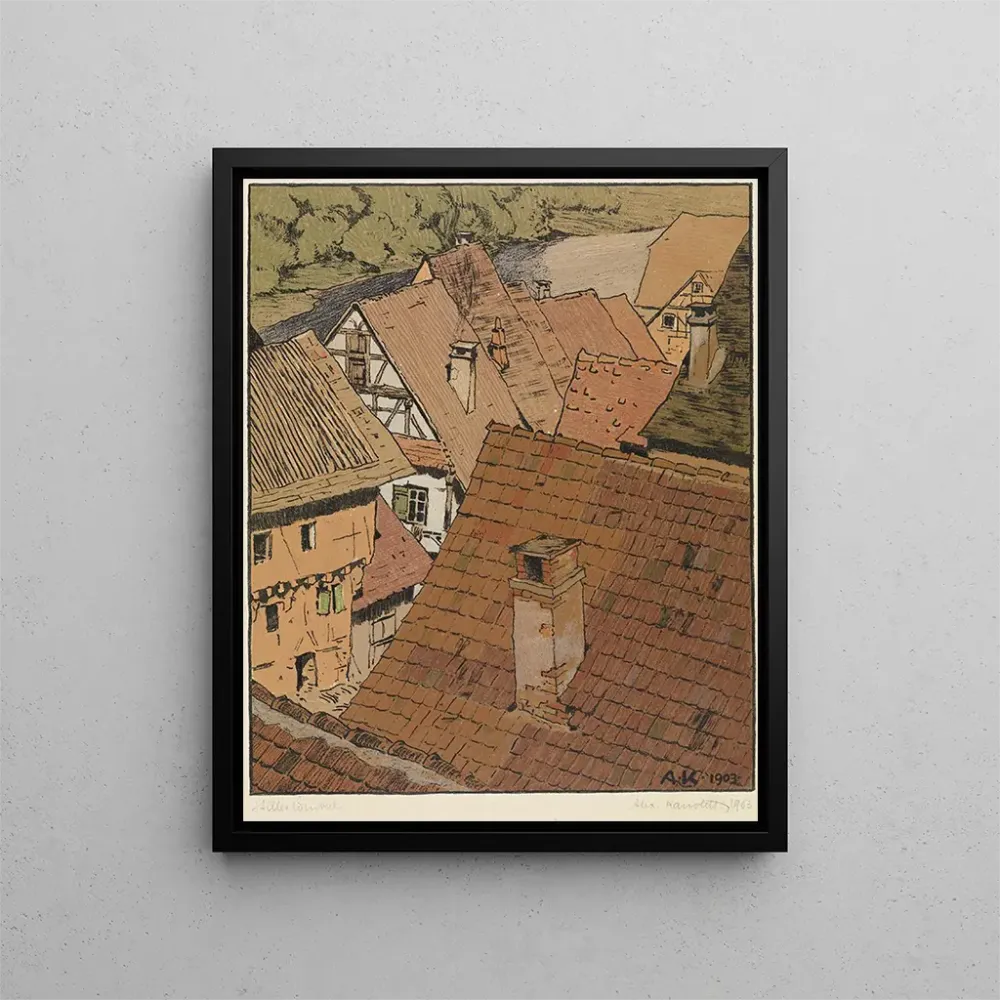 Gemälde Boutique plus silencieuse - Alexander Kanoldt | Kunstdruck