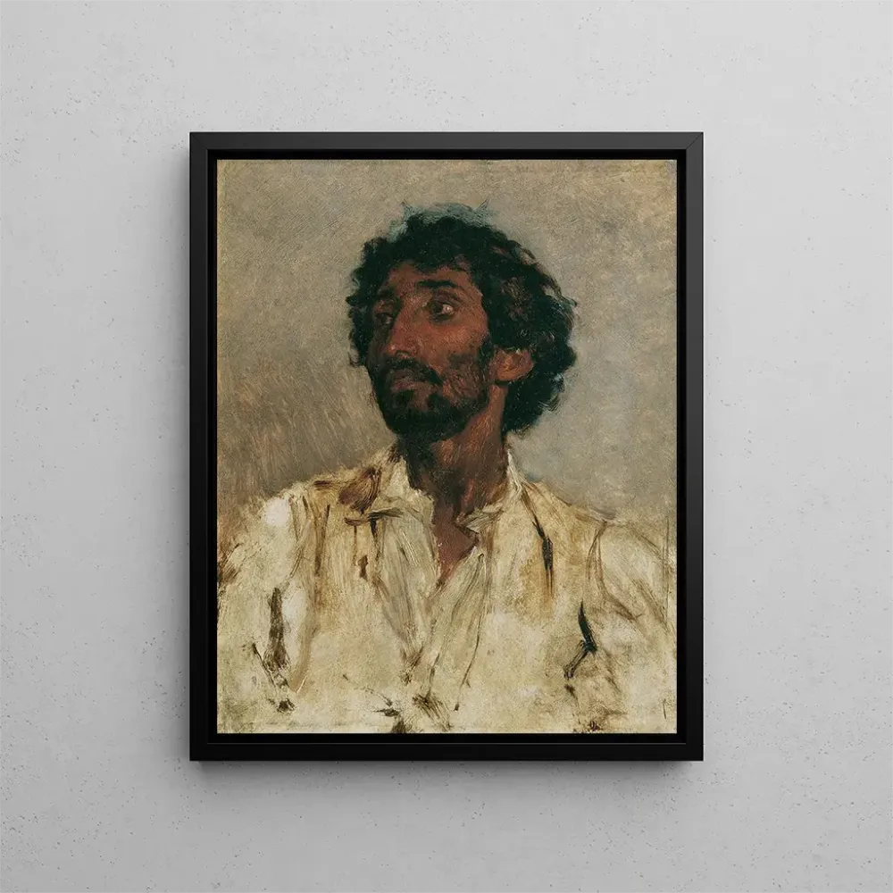Gemälde Buste einer Zigeunerin - August von Pettenkofen | Kunstdruck