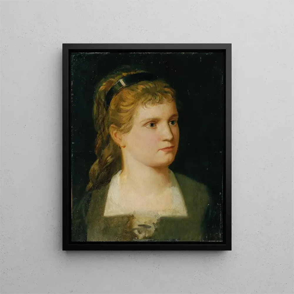 Gemälde Buste de la nièce Käthchen Winder - Anton Romako | Kunstdruck