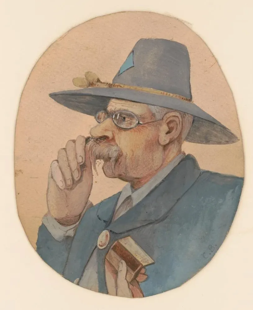 Gemälde Carl Bayer, Intendant des Krankenhauses der Gesellschaft - Adolph Metzner