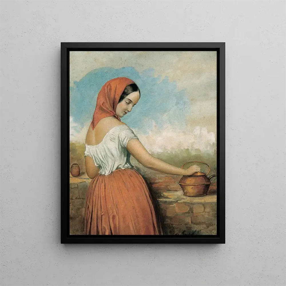 Gemälde Cebando maté - Adolphe Hastrel de Rivedoux | Kunstdruck