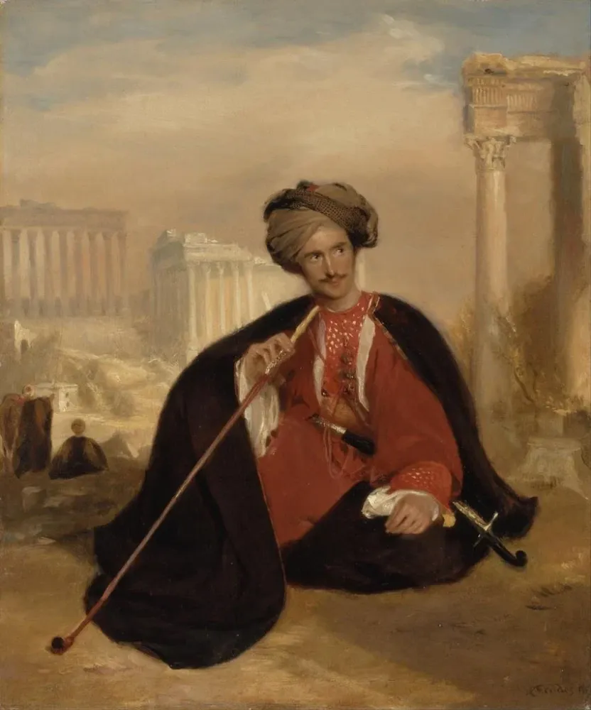 Gemälde Charles Lenox Cumming-Bruce türkischer Robe - Andrew Geddes | Kunstdruck