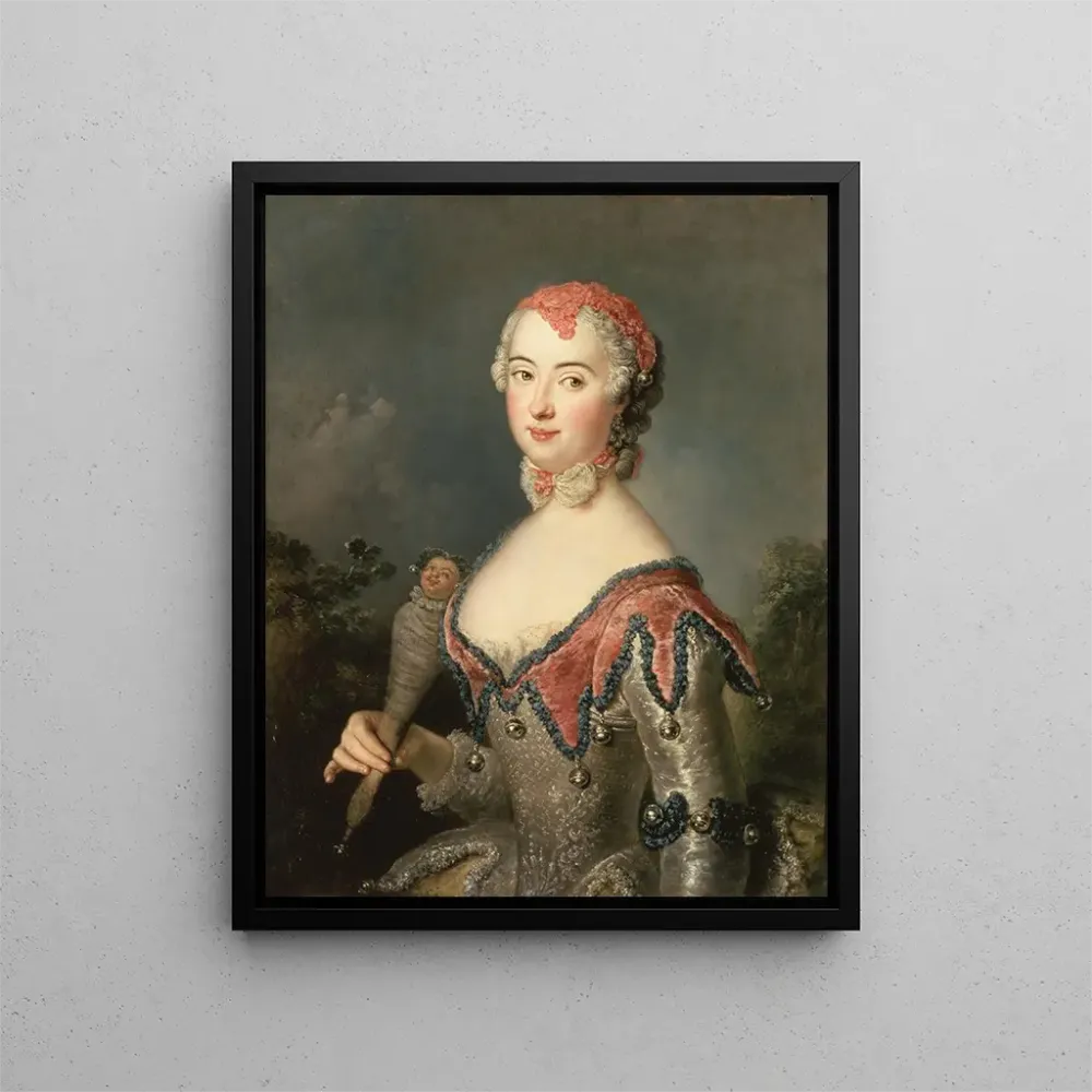 Gemälde Charlotte Fredrika Sparre - Antoine Pesne | Kunstdruck