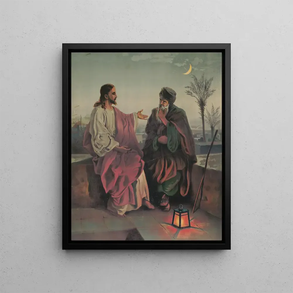 Gemälde Christus und Nikodemus - Harris Jones Co | Kunstdruck