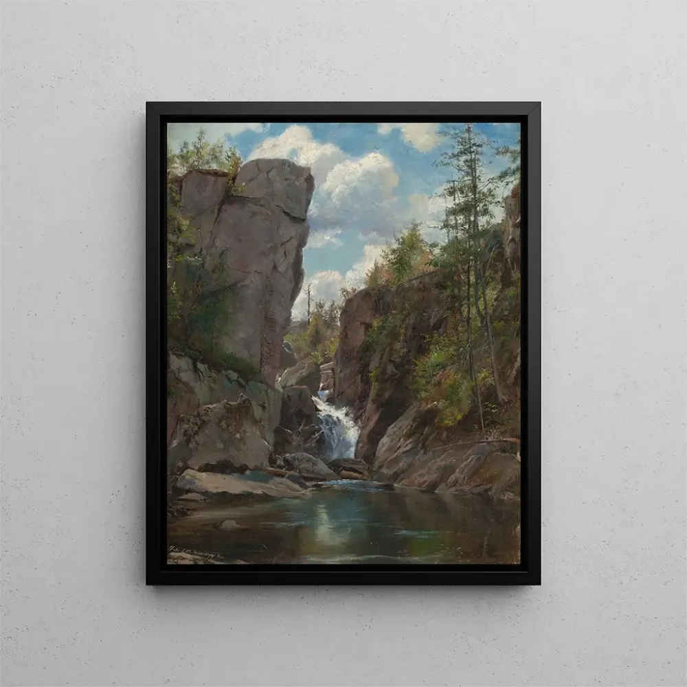 Gemälde Chutes du Mississippi - École Américaine | Kunstdruck