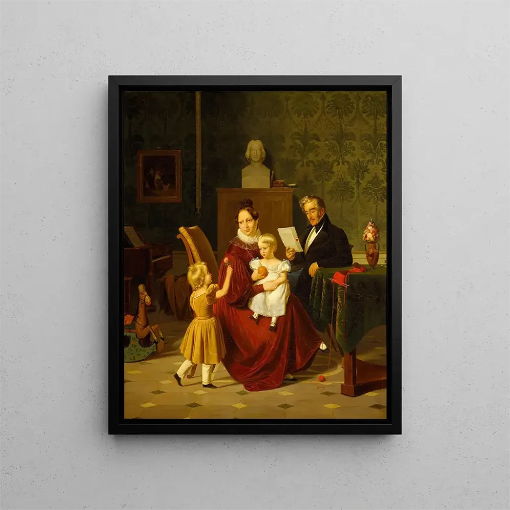 Gemälde Colonel und Frau Paulsen - Albert Kühler | Kunstdruck