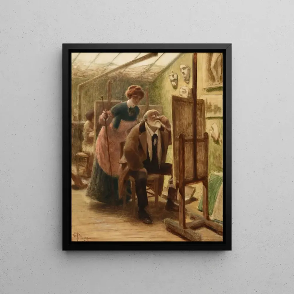 Gemälde La Correction - Albert Guillaume | Kunstdruck