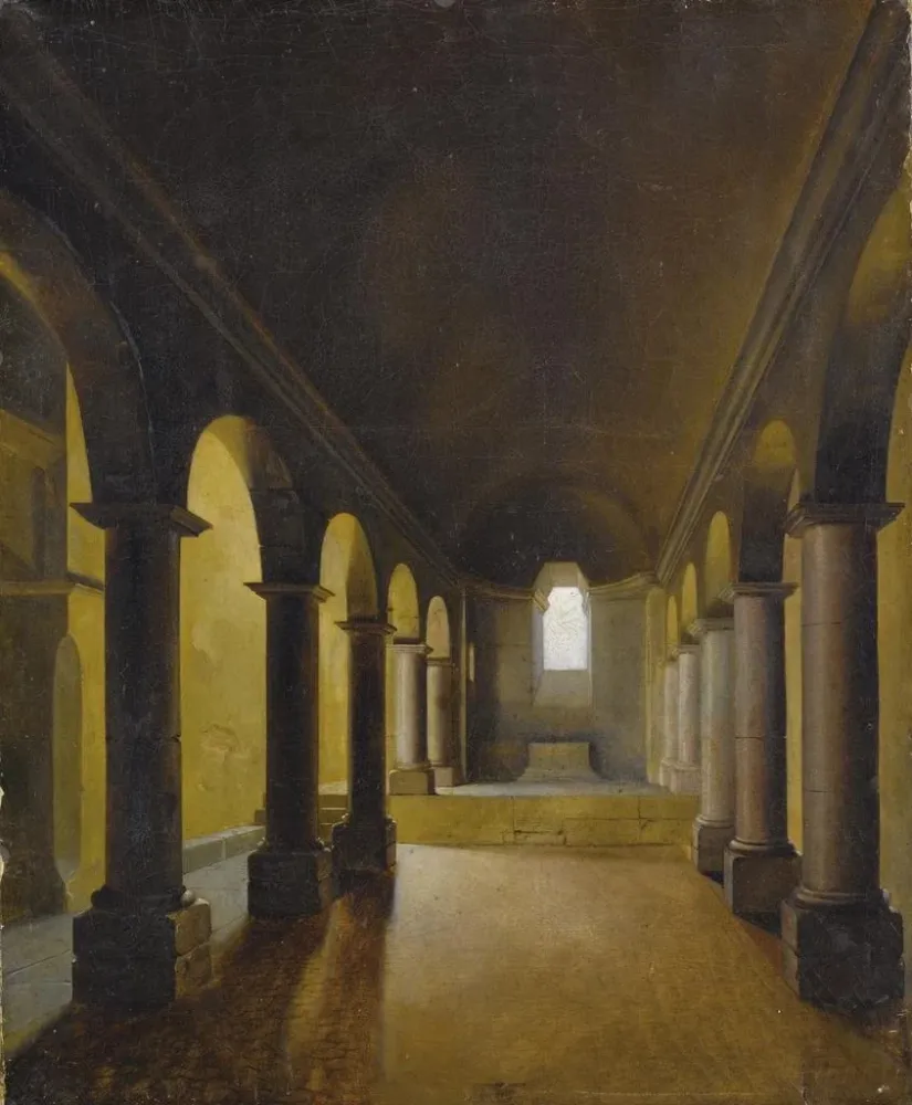 Gemälde La crypte de Saint - Irénée à Lyon - Fleury François Richard | Kunstdruck