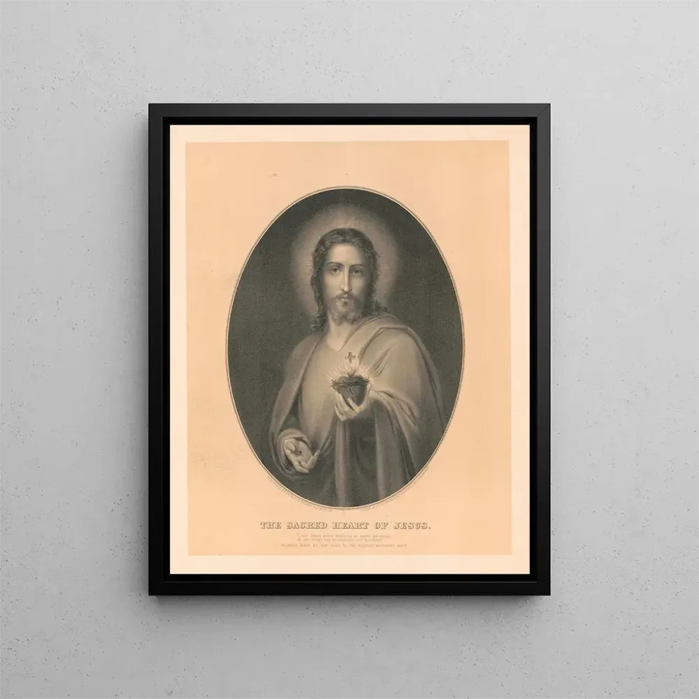 Gemälde Das Heilige Herz Jesu - Thomas B. Noonan Co | Kunstdruck