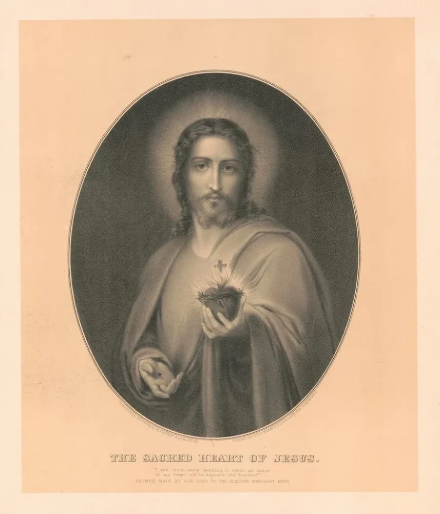 Gemälde Das Heilige Herz Jesu - Thomas B. Noonan Co | Kunstdruck