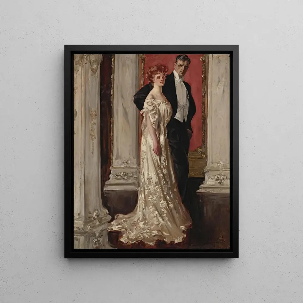 Gemälde Das Paar - Albert Beck Wenzell | Kunstdruck
