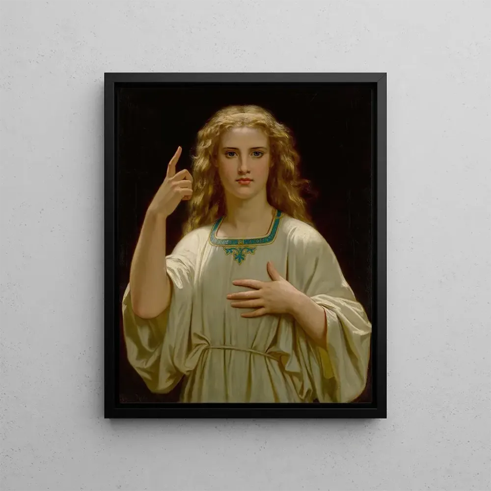 Gemälde Denken Sie Gott - Hugues Merle | Kunstdruck
