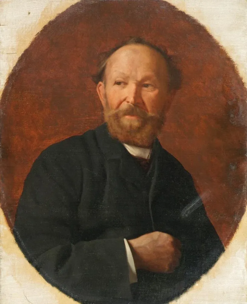 Gemälde Der Bildhauer Vincenz Pilz - Amadeus Szekulics