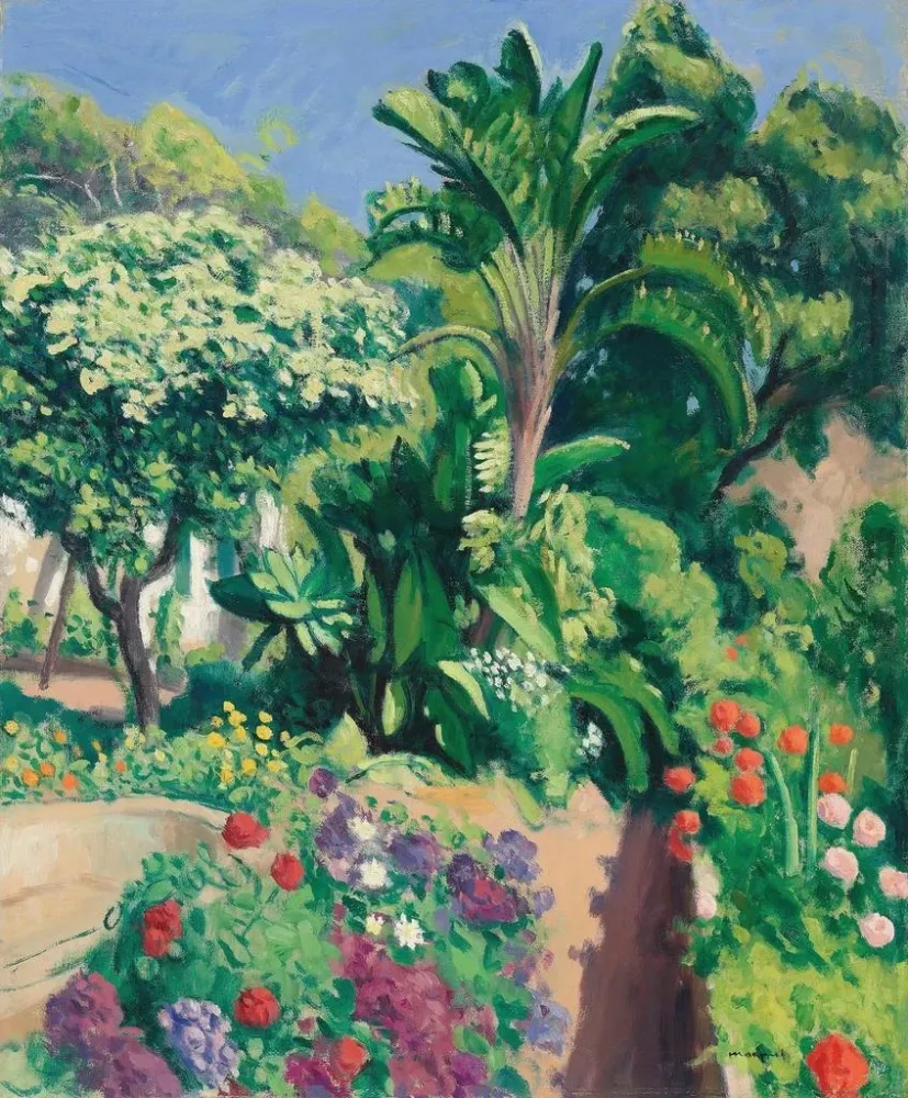 Gemälde Der blühende Garten - Albert Marquet | Kunstdruck