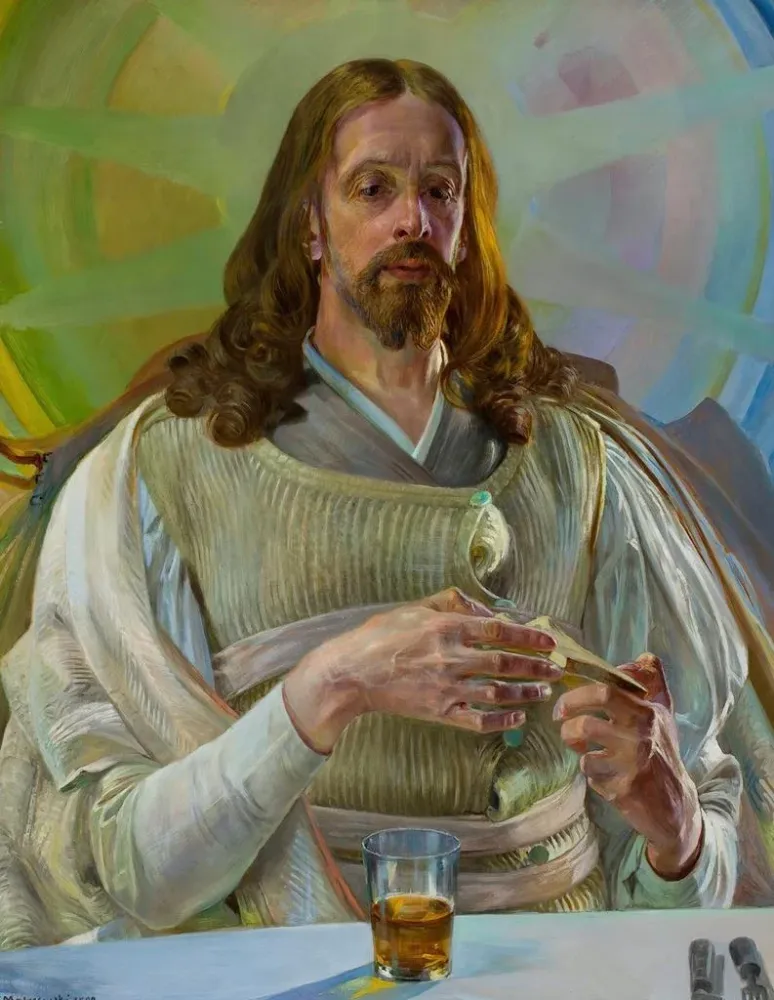 Gemälde Der Christus Emmaus - Jacek Malczewski | Kunstdruck