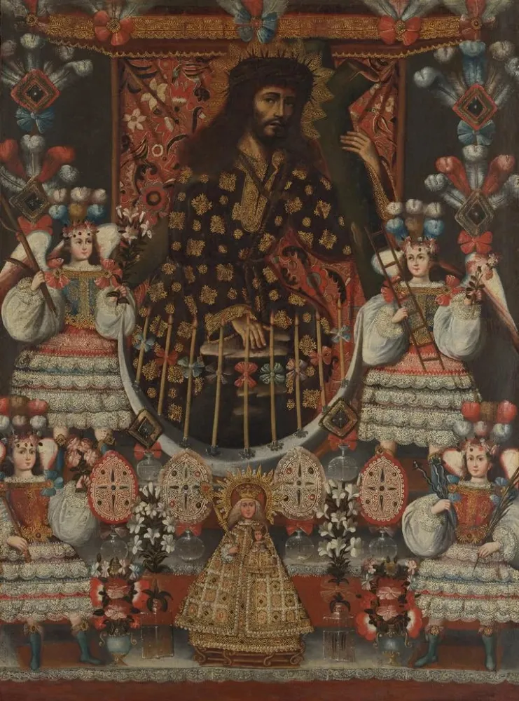 Gemälde Der Christus mit dem Kreuz, genannt der Herr des Sturzes - Anonym | Kunstdruck
