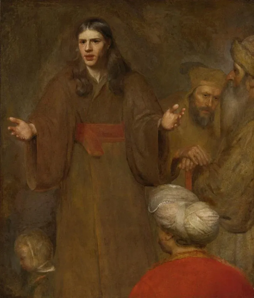 Gemälde Der Christus segnet die Kinder - Aert de Gelder | Kunstdruck