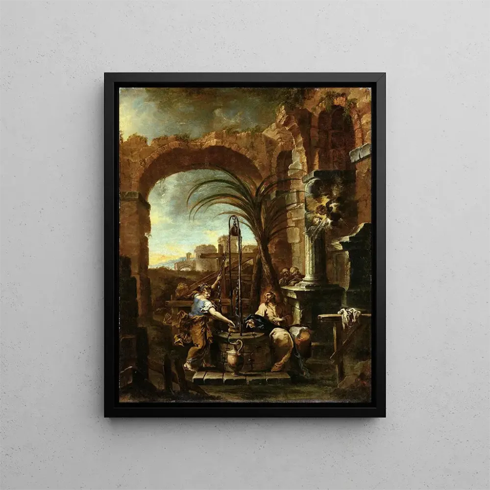 Gemälde Der Christus und die Samariterin - Alessandro Magnasco | Kunstdruck