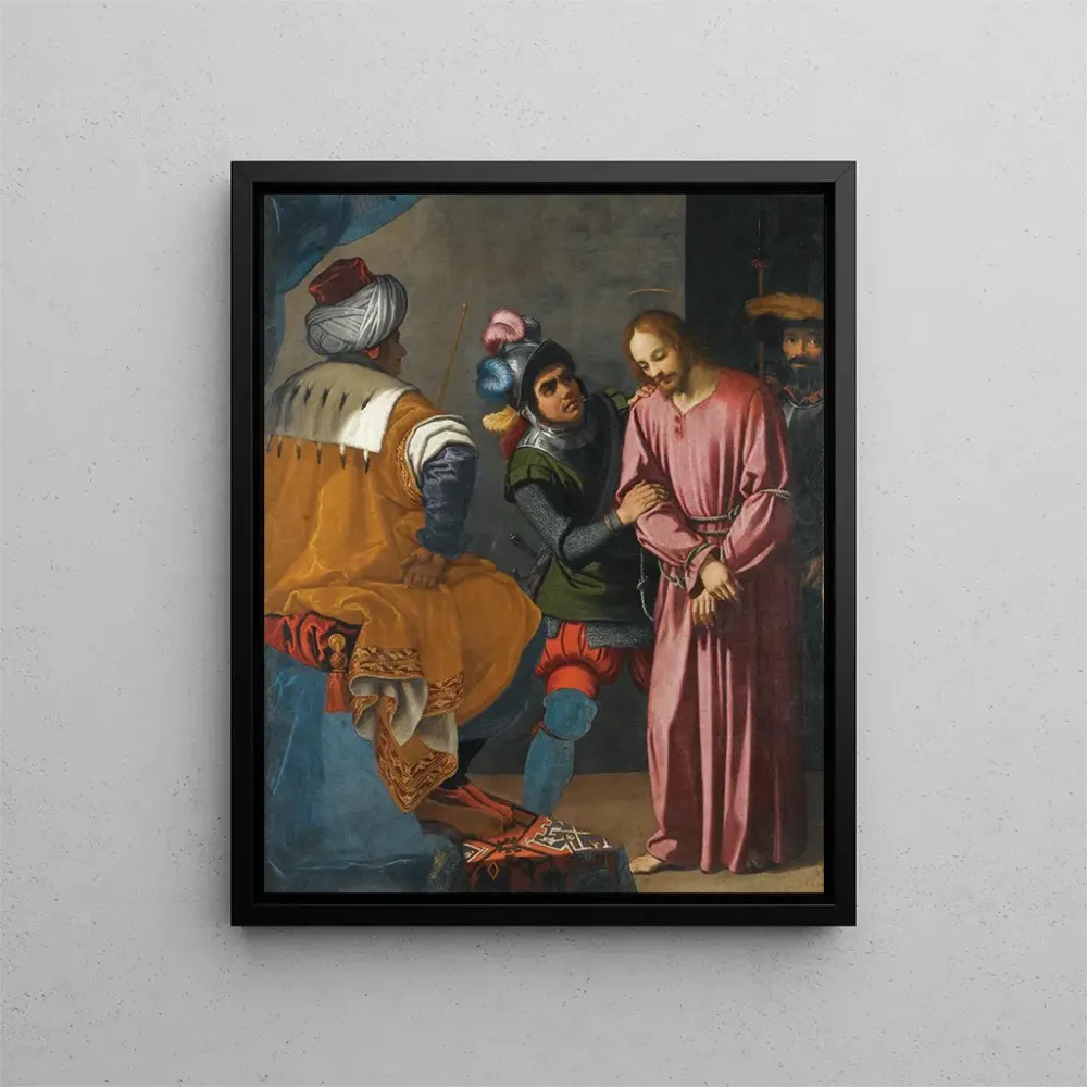 Gemälde Der Christus vor Pilatus - Agostino Ciampelli | Kunstdruck