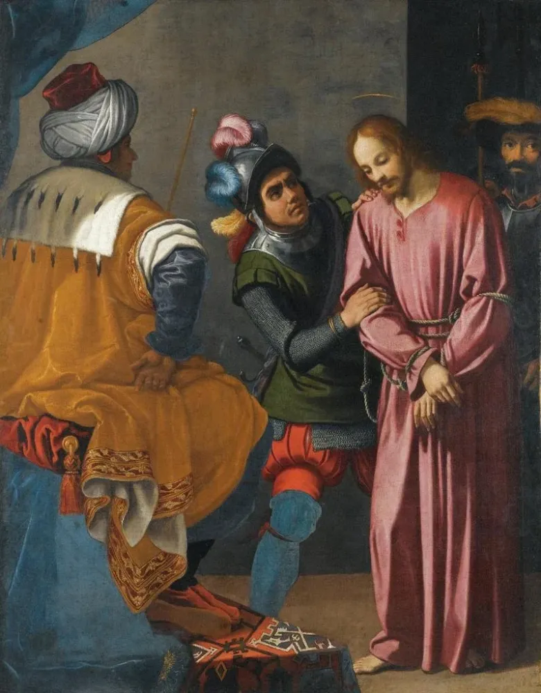 Gemälde Der Christus vor Pilatus - Agostino Ciampelli | Kunstdruck
