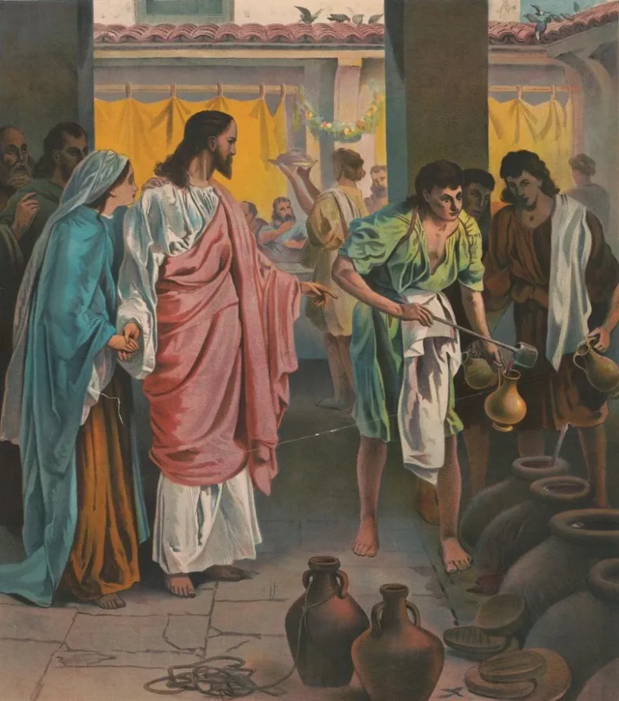 Gemälde Der erste Wunder des Christus - Harris Jones Co | Kunstdruck