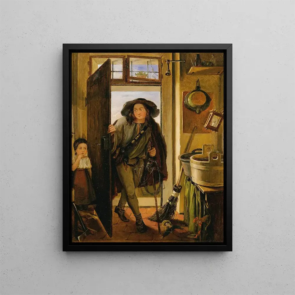 Gemälde Der Fadenbinder der Küche - Adam Brenner | Kunstdruck