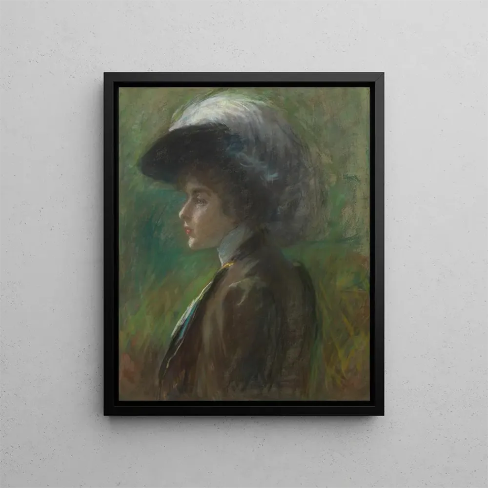 Gemälde Der Federhut - Alice Pike Barney | Kunstdruck