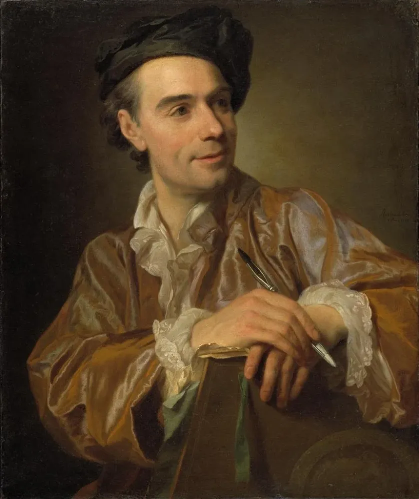 Gemälde Der französische Maler Claude Joseph Vernet - Alexander Roslin | Kunstdruck