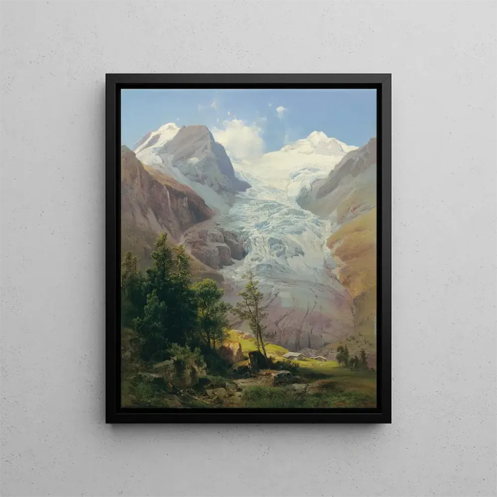 Gemälde Der Gletscher Pal - Anton Hansch | Kunstdruck