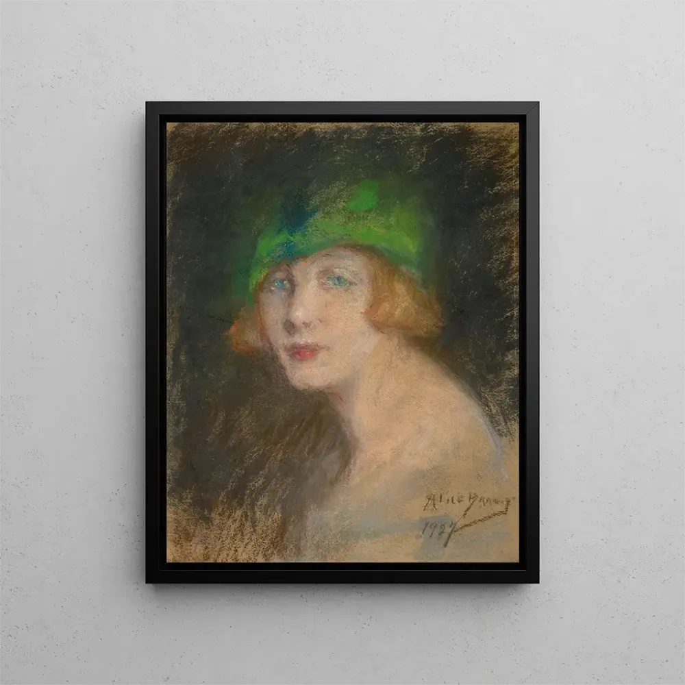 Gemälde Der grüne Hut - Alice Pike Barney | Kunstdruck