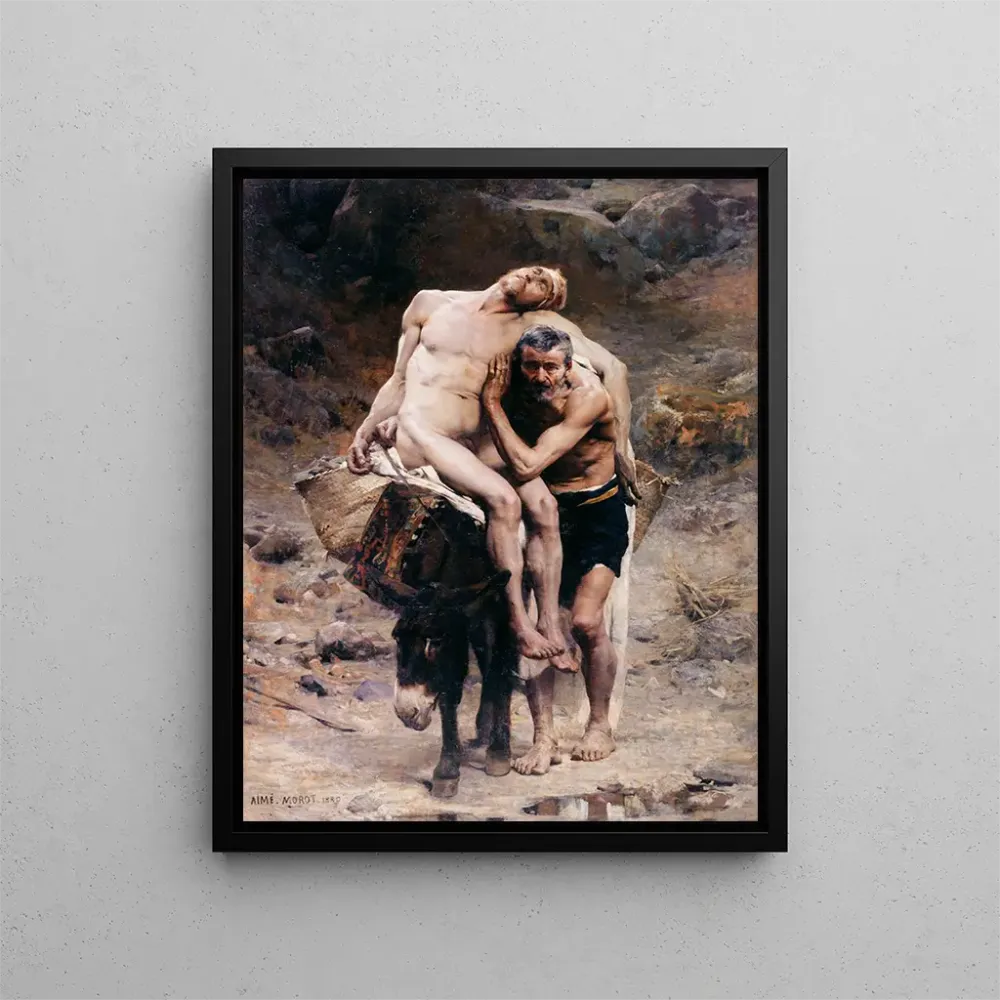 Gemälde Der gute Samariter - Aimé Morot | Kunstdruck